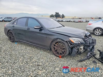 Czwarte zdjęcie samochodu z boku: 2018 MERCEDES-BENZ S 63 AMG 4MATIC VIN:WDDUG8JB2JA343387 - miniatura
