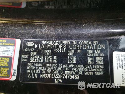 Zdjęcie 12 z 13 samochodu: 2017 KIA SOUL + VIN:KNDJP3A5XH7475489 - miniatura