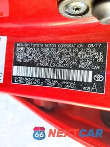 Zdjęcie 12 z 12 samochodu: 2017 TOYOTA COROLLA IM BASE VIN:JTNKARJE2HJ543310 - miniatura