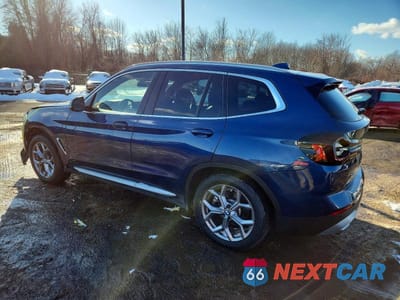 Drugie zdjęcie samochodu z przodu: 2022 BMW X3 XDRIVE30I VIN:5UX53DP07N9M98757 - miniatura
