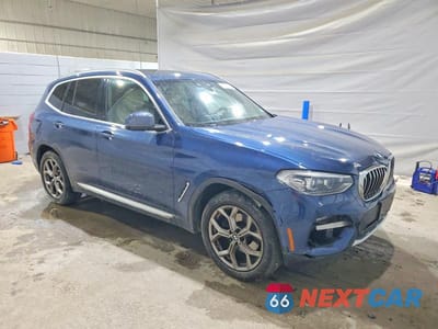 Czwarte zdjęcie samochodu z boku: 2021 BMW X3 XDRIVE30I VIN:5UXTY5C01M9G36606 - miniatura