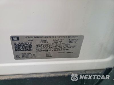 Zdjęcie 13 z 13 samochodu: 2020 CHEVROLET EQUINOX LS VIN:2GNAXHEV1L6124896 - miniatura