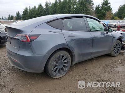 Trzecie zdjęcie samochodu z tyłu: 2021 TESLA MODEL Y VIN:5YJYGDEE7MF216932 - miniatura
