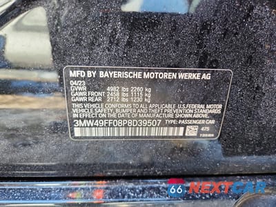 Zdjęcie 13 z 13 samochodu: 2023 BMW M340XI VIN:3MW49FF08P8D39507 - miniatura