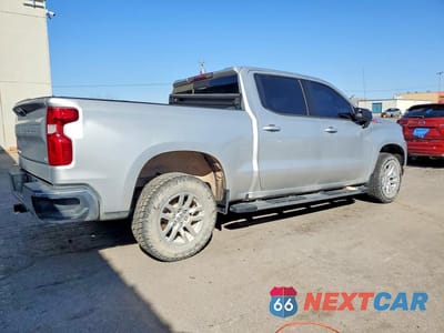 Trzecie zdjęcie samochodu z tyłu: 2020 CHEVROLET SILVERADO K1500 LT VIN:3GCUYDET2LG287149 - miniatura