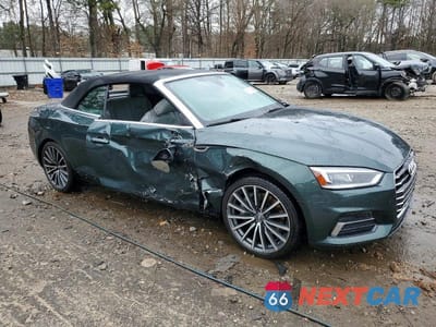 Czwarte zdjęcie samochodu z boku: 2018 AUDI A5 PREMIUM PLUS VIN:WAUYNGF5XJN012805 - miniatura