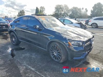 Czwarte zdjęcie samochodu z boku: 2022 MERCEDES-BENZ GLC COUPE 300 4MATIC VIN:W1N0J8EB1NG080647 - miniatura