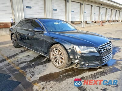 Czwarte zdjęcie samochodu z boku: 2012 AUDI A8 L QUATTRO VIN:WAURVAFD9CN020468 - miniatura