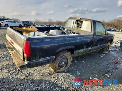 Trzecie zdjęcie samochodu z tyłu: 1990 GMC SIERRA K1500 VIN:1GTDK14K5LZ511426 - miniatura