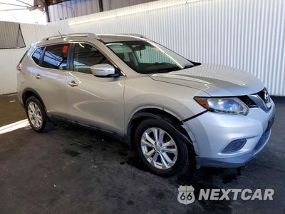 Czwarte zdjęcie samochodu z boku: 2015 NISSAN ROGUE S VIN:5N1AT2MV4FC752784 - miniatura