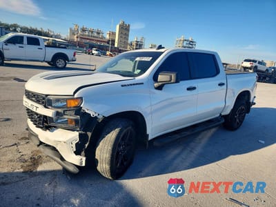 2022 CHEVROLET SILVERADO LTD C1500 CUSTOM 1GCPWBEK1NZ135736 - główne zdjęcie licytacji z USA - miniatura