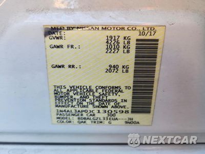Zdjęcie 12 z 14 samochodu: 2018 NISSAN ALTIMA 2.5 VIN:1N4AL3AP0JC130598 - miniatura