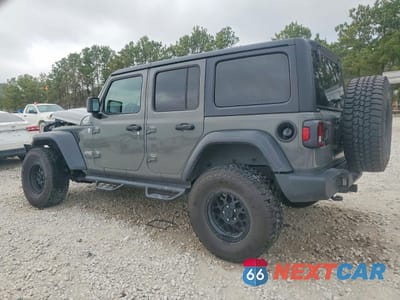 Drugie zdjęcie samochodu z przodu: 2018 JEEP WRANGLER UNLIMITED SPORT VIN:1C4HJXDG9JW228447 - miniatura