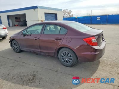 Drugie zdjęcie samochodu z przodu: 2012 HONDA CIVIC LX VIN:2HGFB2F55CH591768 - miniatura