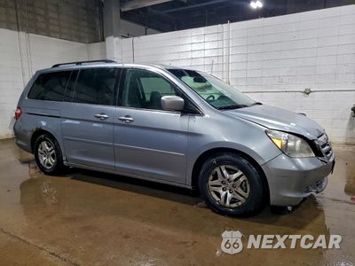 Czwarte zdjęcie samochodu z boku: 2006 HONDA ODYSSEY EXL VIN:5FNRL38756B097305 - miniatura