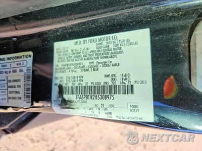 Zdjęcie 12 z 12 samochodu: 2017 FORD MUSTANG VIN:1FA6P8TH2H5308975 - miniatura