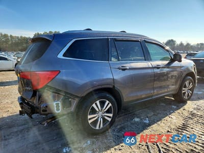 Trzecie zdjęcie samochodu z tyłu: 2017 HONDA PILOT EXL VIN:5FNYF6H59HB088631 - miniatura