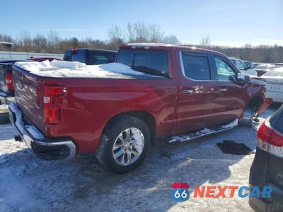 Trzecie zdjęcie samochodu z tyłu: 2022 CHEVROLET SILVERADO LTD K1500 LTZ VIN:3GCUYGED4NG184005 - miniatura