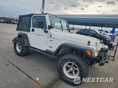 Czwarte zdjęcie samochodu z boku: 2002 JEEP WRANGLER / TJ SPORT VIN:1J4FA49S32P705060 - miniatura