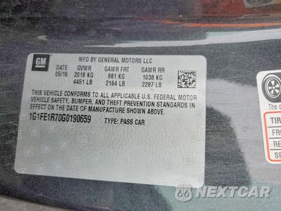Zdjęcie 13 z 13 samochodu: 2016 CHEVROLET CAMARO SS VIN:1G1FE1R70G0190659 - miniatura