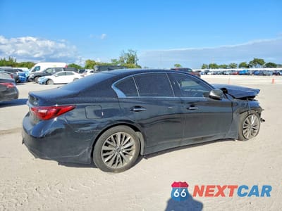 Trzecie zdjęcie samochodu z tyłu: 2023 INFINITI Q50 LUXE VIN:JN1EV7BP8PM512993 - miniatura
