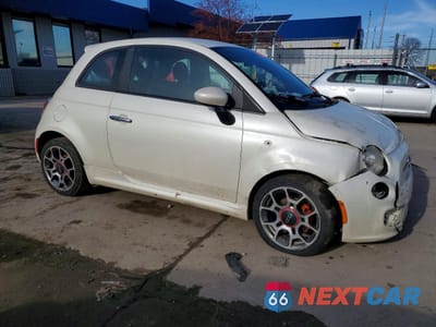 Czwarte zdjęcie samochodu z boku: 2012 FIAT 500 SPORT VIN:3C3CFFBR9CT366349 - miniatura