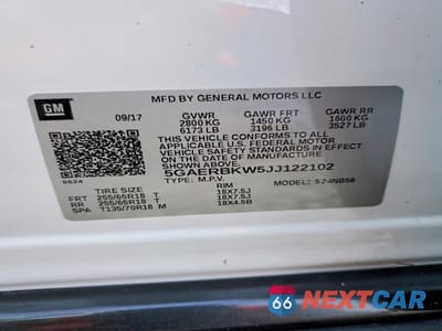 Zdjęcie 12 z 12 samochodu: 2018 BUICK ENCLAVE ESSENCE VIN:5GAERBKW5JJ122102 - miniatura