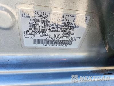 Zdjęcie 12 z 13 samochodu: 2014 NISSAN VERSA S VIN:3N1CN7AP3EK448822 - miniatura