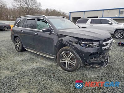 Czwarte zdjęcie samochodu z boku: 2021 MERCEDES-BENZ GLS 450 4MATIC VIN:4JGFF5KE4MA434870 - miniatura