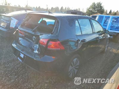 Trzecie zdjęcie samochodu z tyłu: 2016 VOLKSWAGEN E-GOLF SE VIN:WVWKP7AU1GW900816 - miniatura