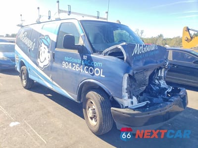 Czwarte zdjęcie samochodu z boku: 2023 CHEVROLET EXPRESS 2500 UTILITY / SERVICE VAN VIN:1GCWGAFP4P1192625 - miniatura