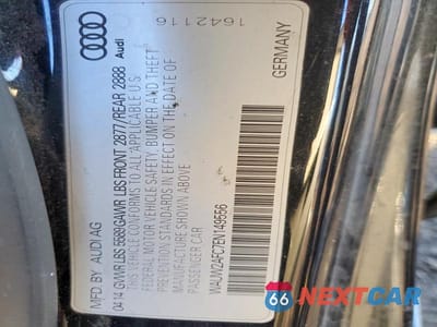 Zdjęcie 12 z 12 samochodu: 2014 AUDI S7 PREMIUM VIN:WAUW2AFC7EN149556 - miniatura