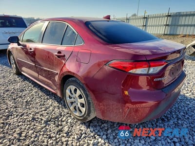 Drugie zdjęcie samochodu z przodu: 2022 TOYOTA COROLLA LE VIN:JTDEPMAEXNJ212277 - miniatura