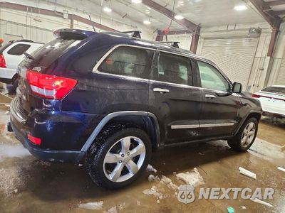 Trzecie zdjęcie samochodu z tyłu: 2011 JEEP GRAND CHEROKEE OVERLAND VIN:1J4RR6GT1BC501426 - miniatura