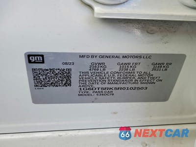 Zdjęcie 12 z 12 samochodu: 2024 CADILLAC CT5 PREMIUM LUXURY VIN:1G6DT5RK5R0102503 - miniatura