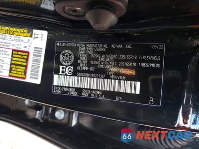 Zdjęcie 14 z 14 samochodu: 2022 TOYOTA HIGHLANDER XLE VIN:5TDGZRBH7NS221367 - miniatura