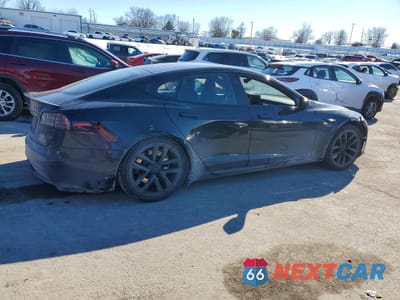 Trzecie zdjęcie samochodu z tyłu: 2022 TESLA MODEL S VIN:5YJSA1E66NF480580 - miniatura