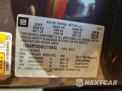 Zdjęcie 13 z 14 samochodu: 2015 GMC ACADIA DENALI VIN:1GKKRTKD4FJ116843 - miniatura