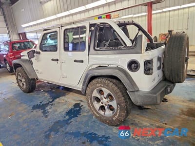 Drugie zdjęcie samochodu z przodu: 2018 JEEP WRANGLER UNLIMITED SPORT VIN:1C4HJXDN7JW278505 - miniatura