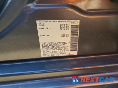 Zdjęcie 12 z 12 samochodu: 2023 NISSAN ALTIMA SV VIN:1N4BL4DV9PN390595 - miniatura