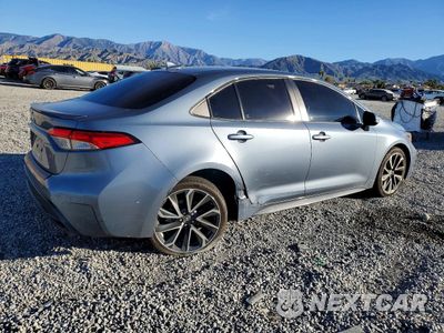 Trzecie zdjęcie samochodu z tyłu: 2020 TOYOTA COROLLA SE VIN:5YFS4RCE0LP056782 - miniatura