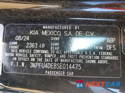 Zdjęcie 13 z 13 samochodu: 2025 KIA K4 EX VIN:3KPFU4DE8SE014475 - miniatura
