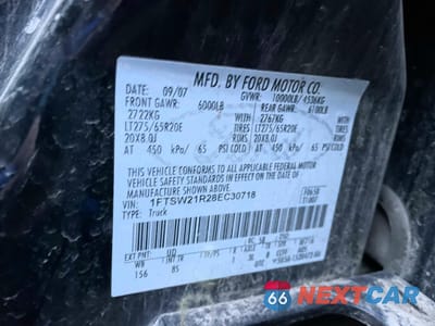 Zdjęcie 10 z 12 samochodu: 2008 FORD F250 SUPER DUTY VIN:1FTSW21R28EC30718 - miniatura