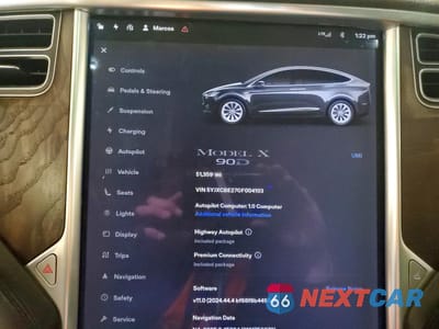 Zdjęcie 9 z 15 samochodu: 2016 TESLA MODEL X VIN:5YJXCBE27GF004103 - miniatura