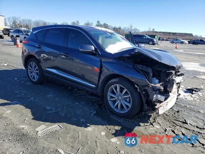 Czwarte zdjęcie samochodu z boku: 2020 ACURA RDX TECHNOLOGY VIN:5J8TC1H59LL006264 - miniatura