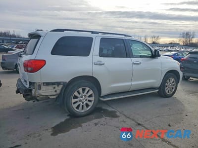 Trzecie zdjęcie samochodu z tyłu: 2010 TOYOTA SEQUOIA PLATINUM VIN:5TDDW5G17AS027111 - miniatura