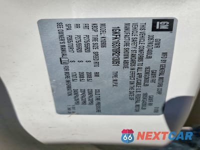 Zdjęcie 13 z 13 samochodu: 2008 GMC YUKON XL K1500 VIN:1GKFK16378R213051 - miniatura