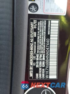 Zdjęcie 10 z 13 samochodu: 2022 MERCEDES-BENZ AMG GT 53 VIN:W1K7X6BB4NA047440 - miniatura