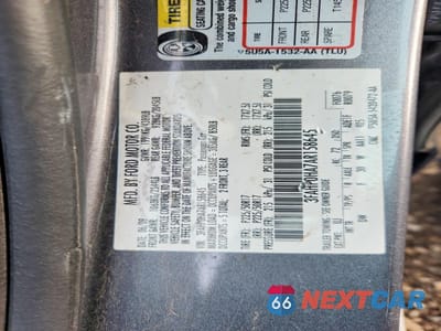 Zdjęcie 12 z 12 samochodu: 2010 FORD FUSION SE VIN:3FAHP0HA7AR158645 - miniatura