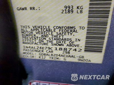 Zdjęcie 12 z 12 samochodu: 2009 NISSAN ALTIMA 2.5S VIN:1N4AL24E79C188742 - miniatura